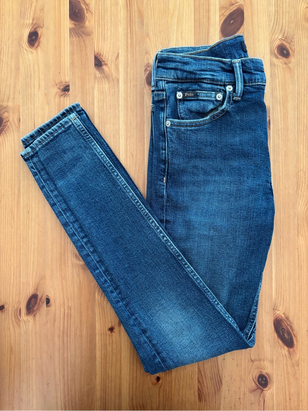Polo Ralph Lauren Women's The Tompkins Mid Rise Skinny Jeans size 27